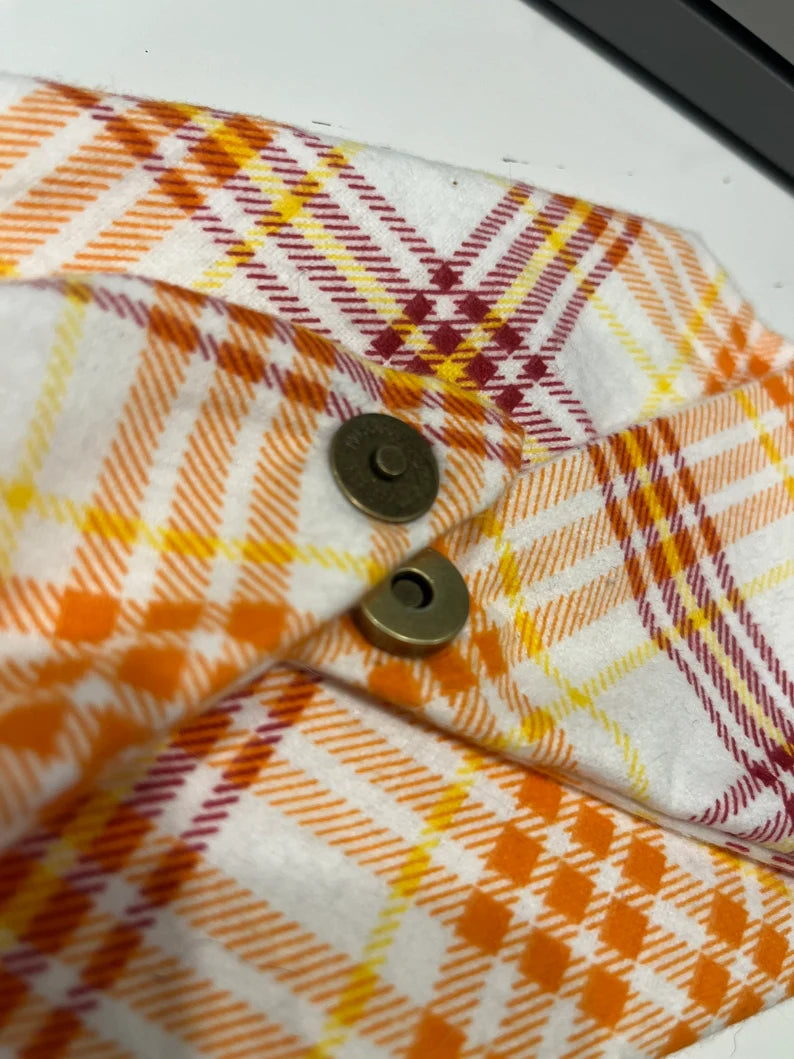 Yellow Orange Fall Flannel