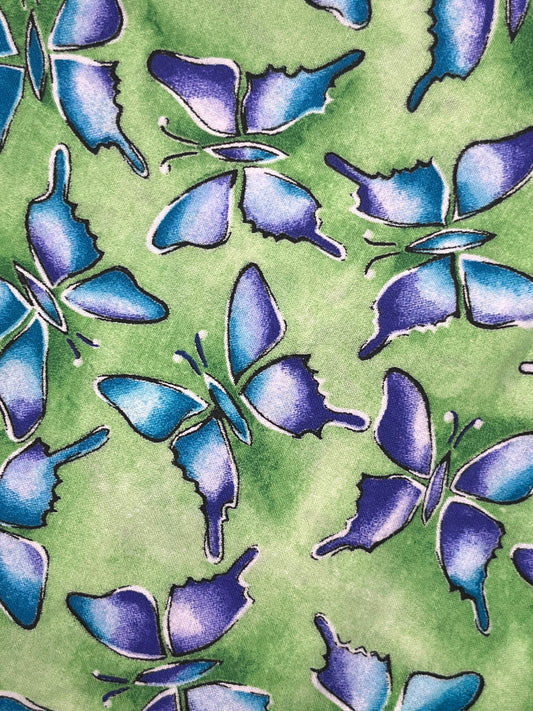 Purple and Blue Butterfly