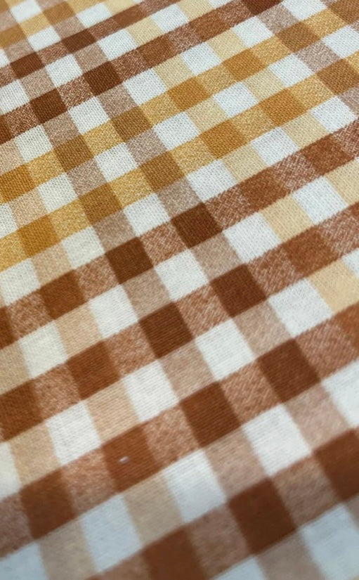Brown Fall Checkered