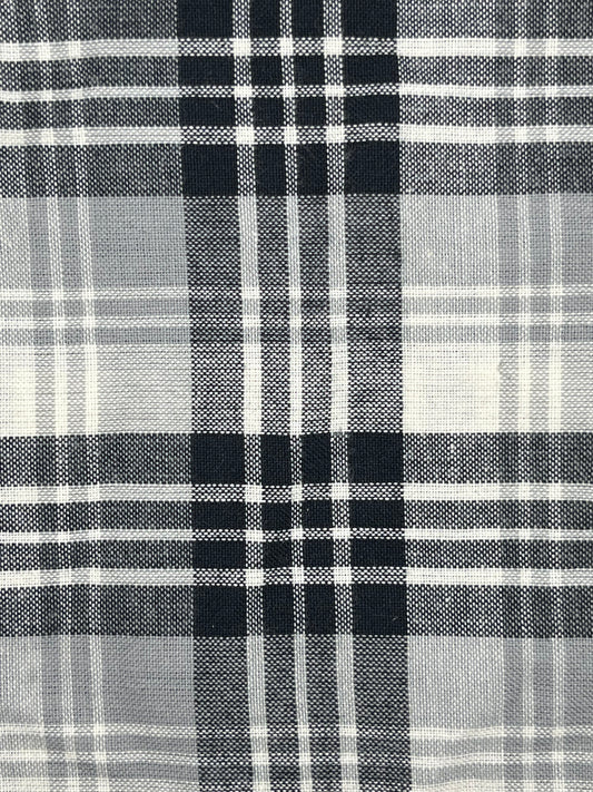 Black and Gray Flannel